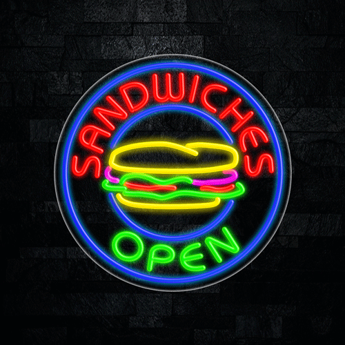 Sandwiches LED Flex Sign 26″ x 26″