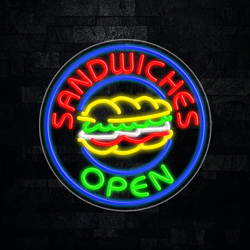 Sandwiches LED Flex Sign 26″ x 26″