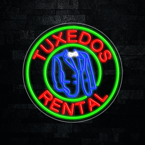 Tuxedos Rental LED Flex Sign 26″ x 26″