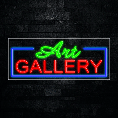 Art Gallery LED Flex Sign 32″ x 13″