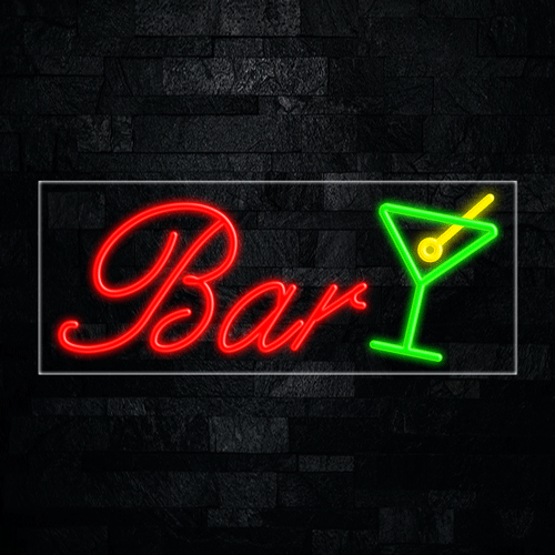 Bar LED Flex Sign 32″ x 13″