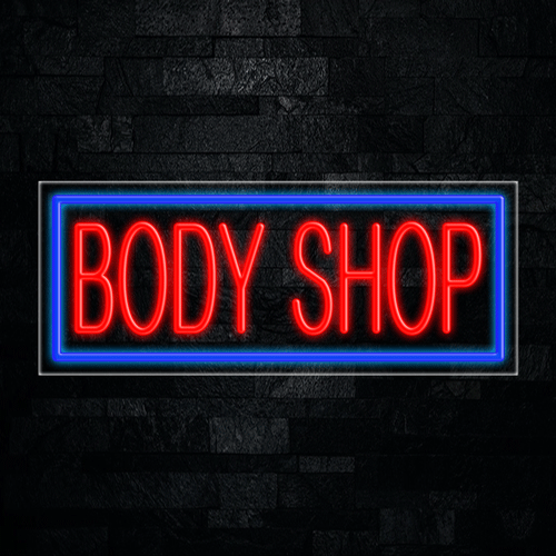 Body Shop LED Flex Sign 32″ x 13″