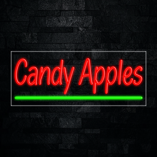 Candy Apples LED Flex Sign 32″ x 13″