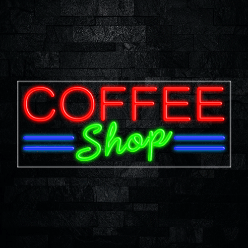 Coffee Shop LED Flex Sign 32″ x 13″