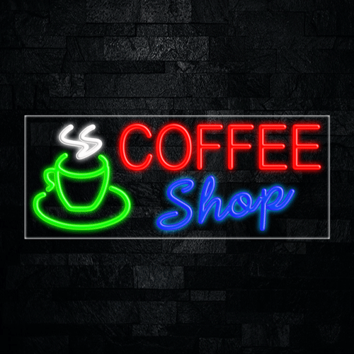 Coffee Shop LED Flex Sign 32″ x 13″