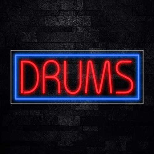 Drums LED Flex Sign 32″ x 13″