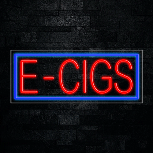 E-Cigs LED Flex Sign 32″ x 13″