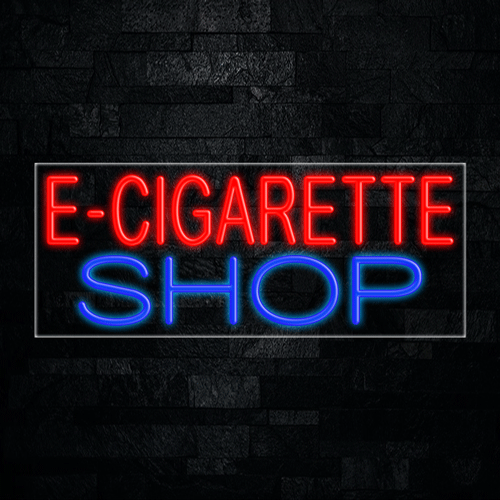 E-Cigarettes Shop LED Flex Sign 32″ x 13″