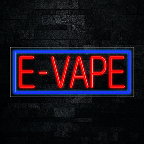 E-Vape LED Flex Sign 32″ x 13″