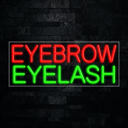 Eyebrow Eyelash LED Flex Sign 32″ x 13″