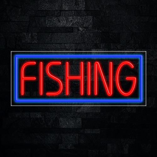 Fishing LED Flex Sign 32″ x 13″