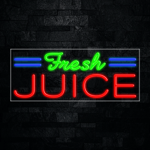 Fresh Juice LED Flex Sign 32″ x 13″