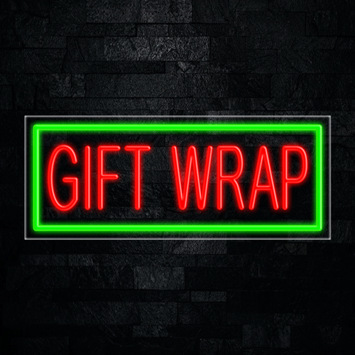 Gift Wrap LED Flex Sign 32″ x 13″