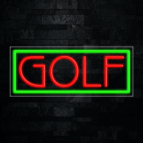 Golf LED Flex Sign 32″ x 13″