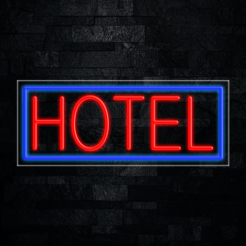 Hotel LED Flex Sign 32″ x 13″