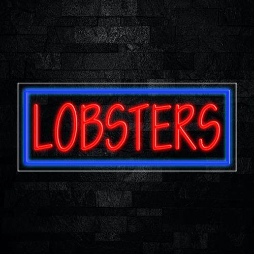 Lobsters LED Flex Sign 32″ x 13″