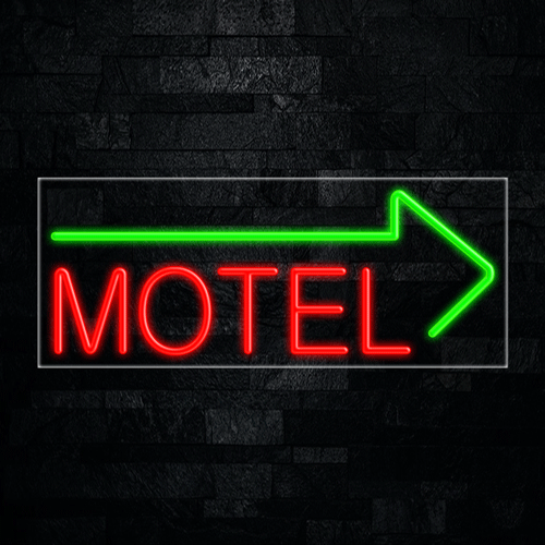 Motel LED Flex Sign 32″ x 13″