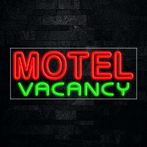 Motel Vacancy LED Flex Sign 32″ x 13″