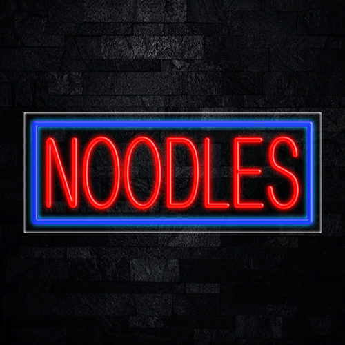 Noodles LED Flex Sign 32″ x 13″