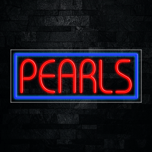 Pearls LED Flex Sign 32″ x 13″