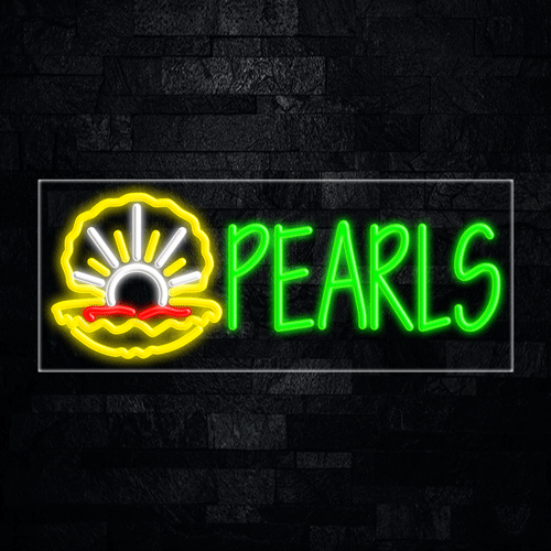 Pearls LED Flex Sign 32″ x 13″