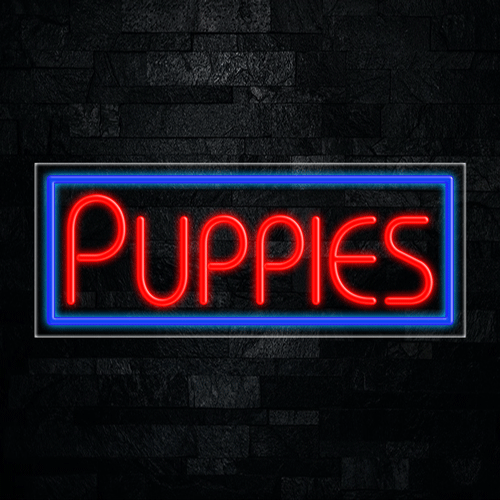 Puppies LED Flex Sign 32″ x 13″