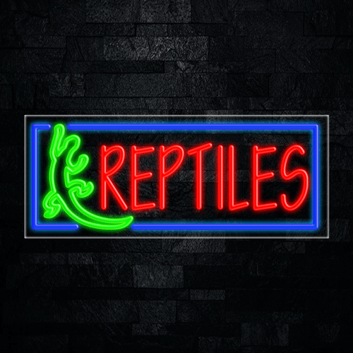 Reptiles LED Flex Sign 32″ x 13″