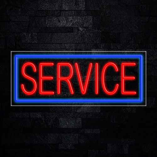 Service LED Flex Sign 32″ x 13″