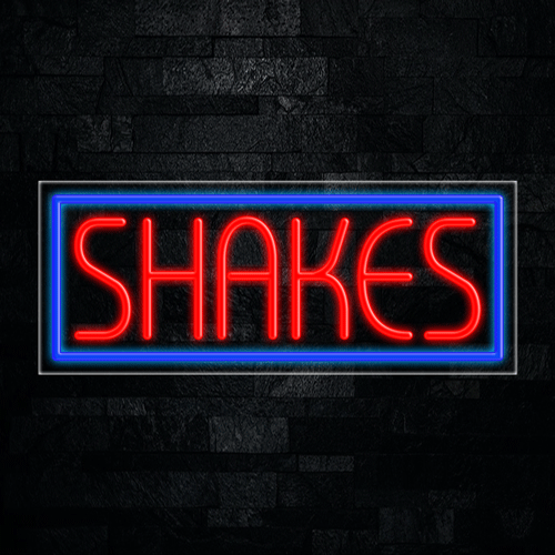 Shakes LED Flex Sign 32″ x 13″