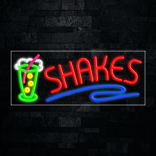 Shakes LED Flex Sign 32″ x 13″