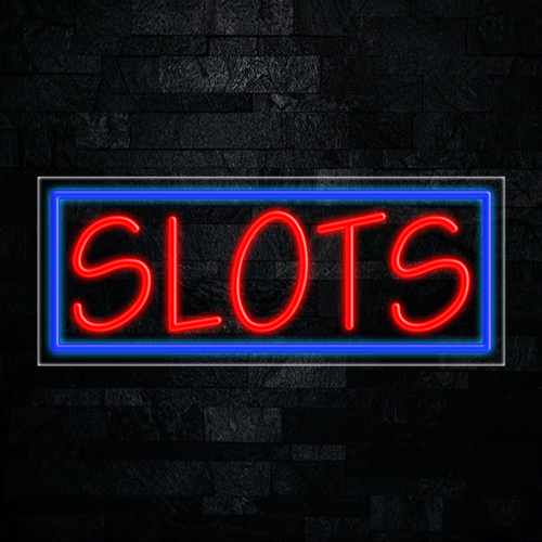 Slots LED Flex Sign 32″ x 13″