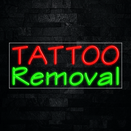 Tattoo Removal LED Flex Sign 32″ x 13″