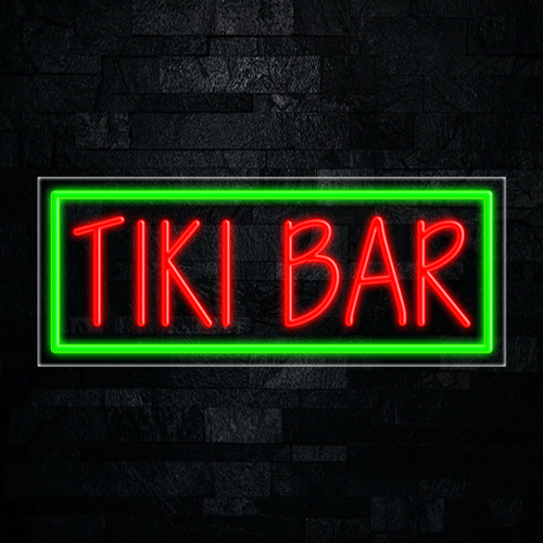 Tiki Bar LED Flex Sign 32″ x 13″