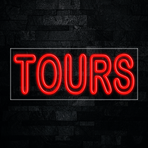 Tours LED Flex Sign 32″ x 13″