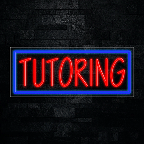 Tutoring LED Flex Sign 32″ x 13″