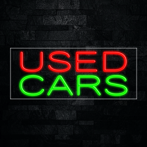 Used Cars LED Flex Sign 32″ x 13″