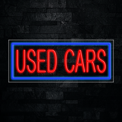 Used Cars LED Flex Sign 32″ x 13″