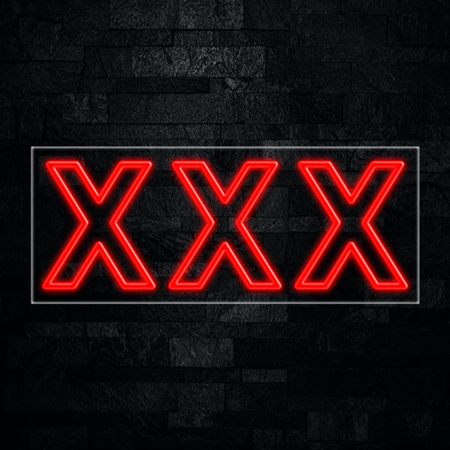 XXX LED Flex Sign 32″ x 13″