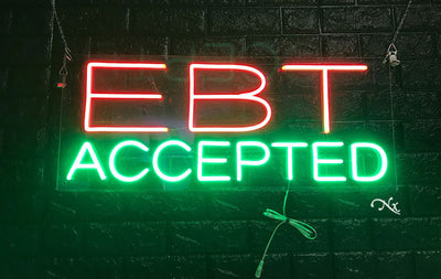 EBT Accepted LED Flex Sign 32″ x 13″