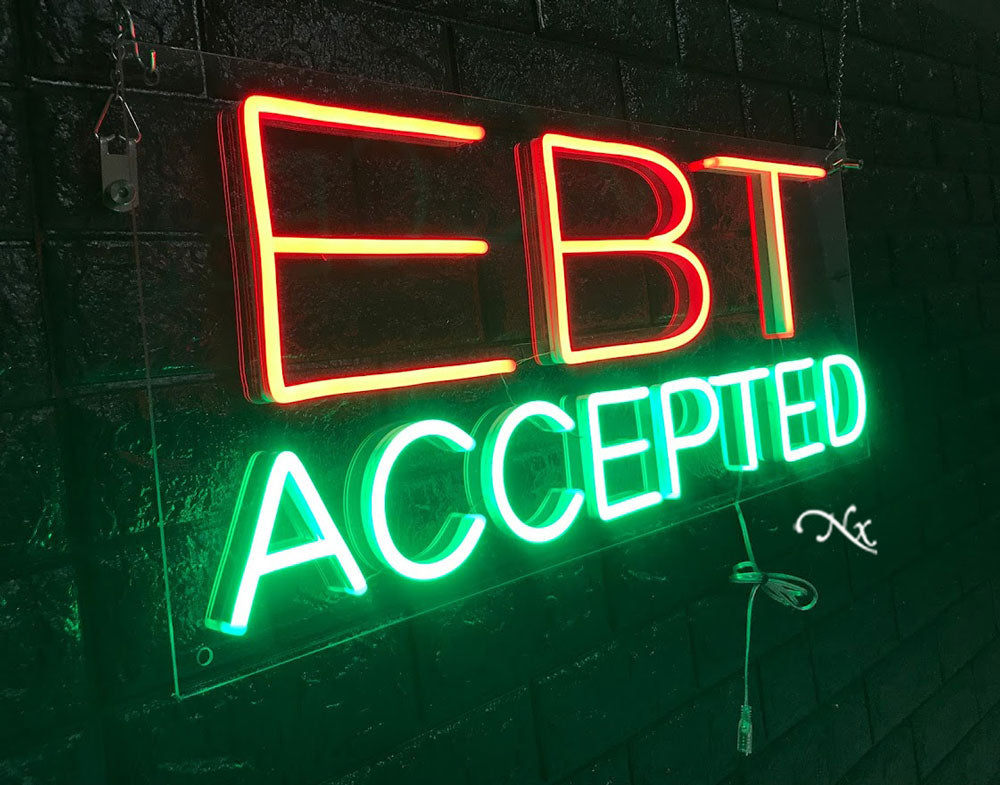 EBT Accepted LED Flex Sign 32″ x 13″