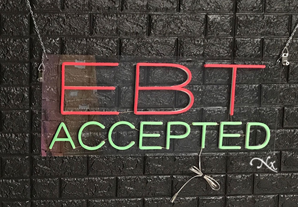 EBT Accepted LED Flex Sign 32″ x 13″