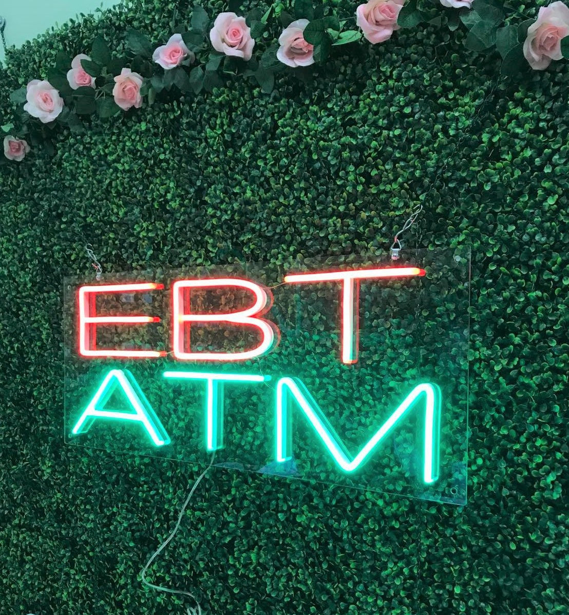 EBT ATM LED Flex Sign 32″ x 13″