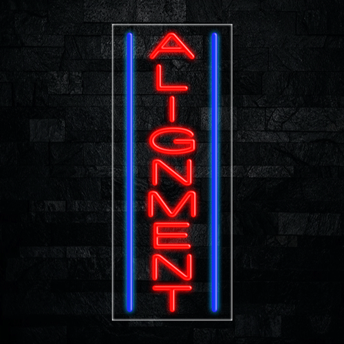 Alignment LED Flex Sign 32″ x 13″