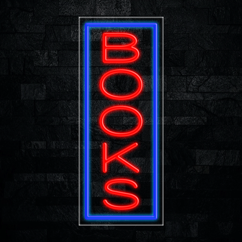 Books LED Flex Sign 32″ x 13″