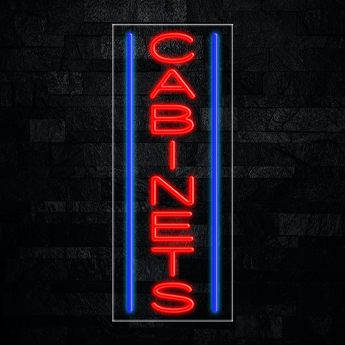 Cabinets LED Flex Sign 32″ x 13″