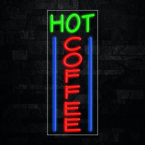 Hot Coffee LED Flex Sign 32″ x 13″