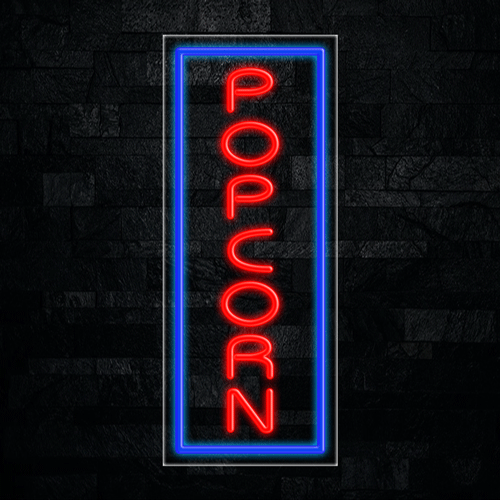 Popcorn LED Flex Sign 32″ x 13″