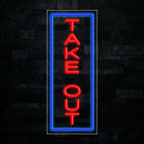 Take Out LED Flex Sign 32″ x 13″