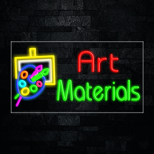 Art Materials LED Flex Sign 37″ x 20″