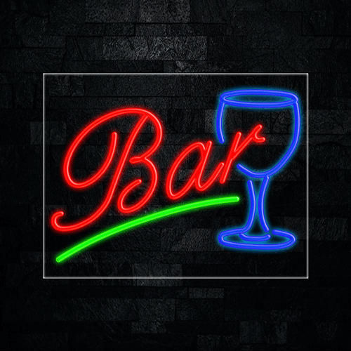 Bar LED Flex Sign 31″ x 24″